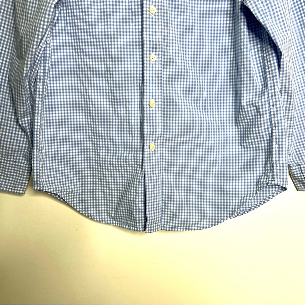 Ralph Lauren Performance Gingham Poplin Button Down Long Sleeve Shirt - Picture 5 of 11